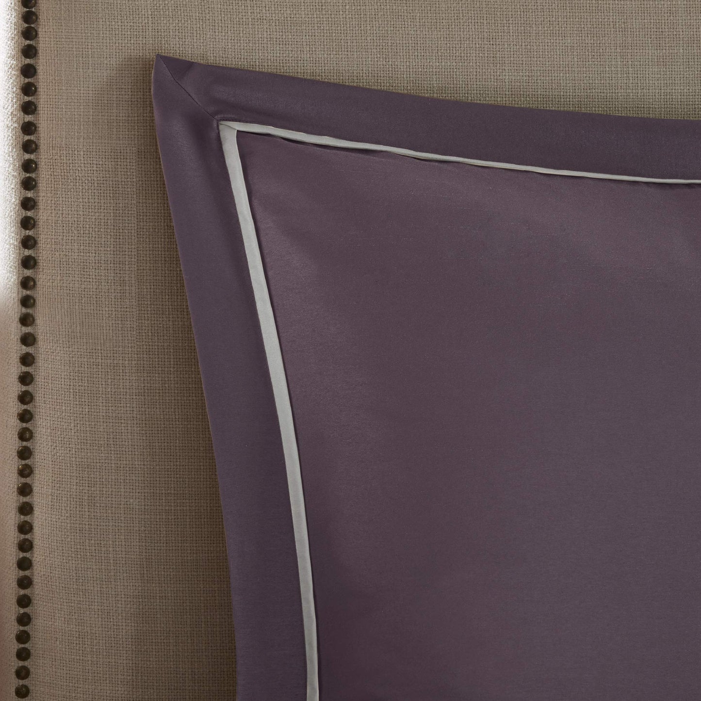 Madison Park Essentials King Comforter Set, 24 Piece Bedding With Matching Curtains, Decorative Pillows, Luxe Diamond Tufting , Room in a Bag Joella Collection, Plum King
