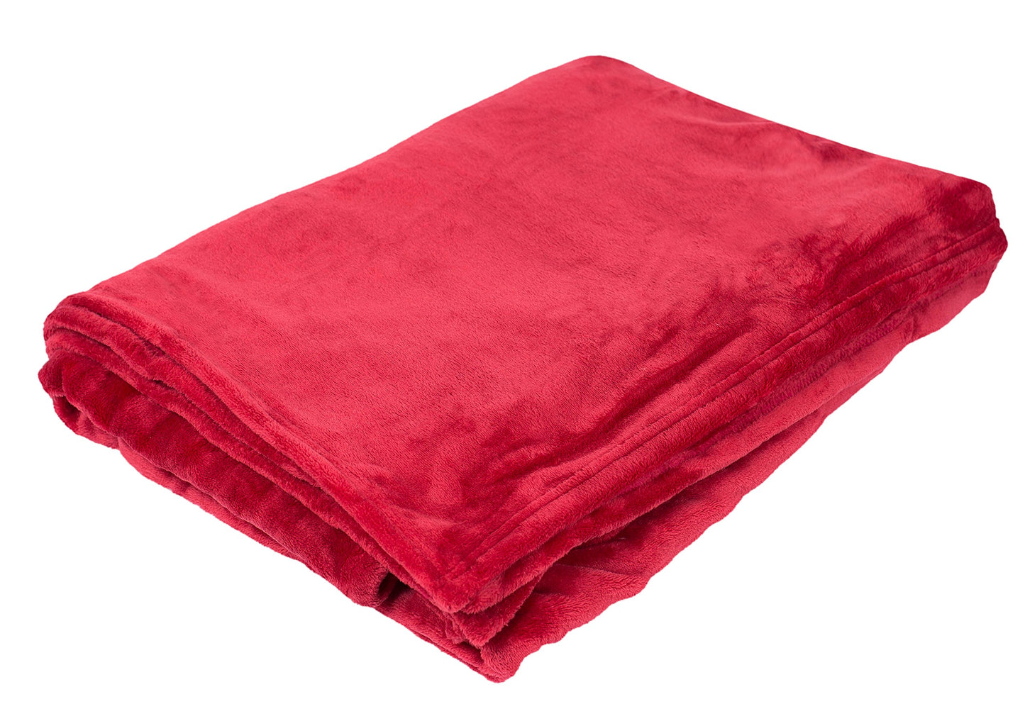 BIRDROCK HOME Internet’s Best Plush Throw Blankets - Burgundy (Red) - Ultra Soft Couch Blanket - Light Weight Sofa Throw - 100% Microfiber Polyester - Easy Travel - King Bed - 108 x 90