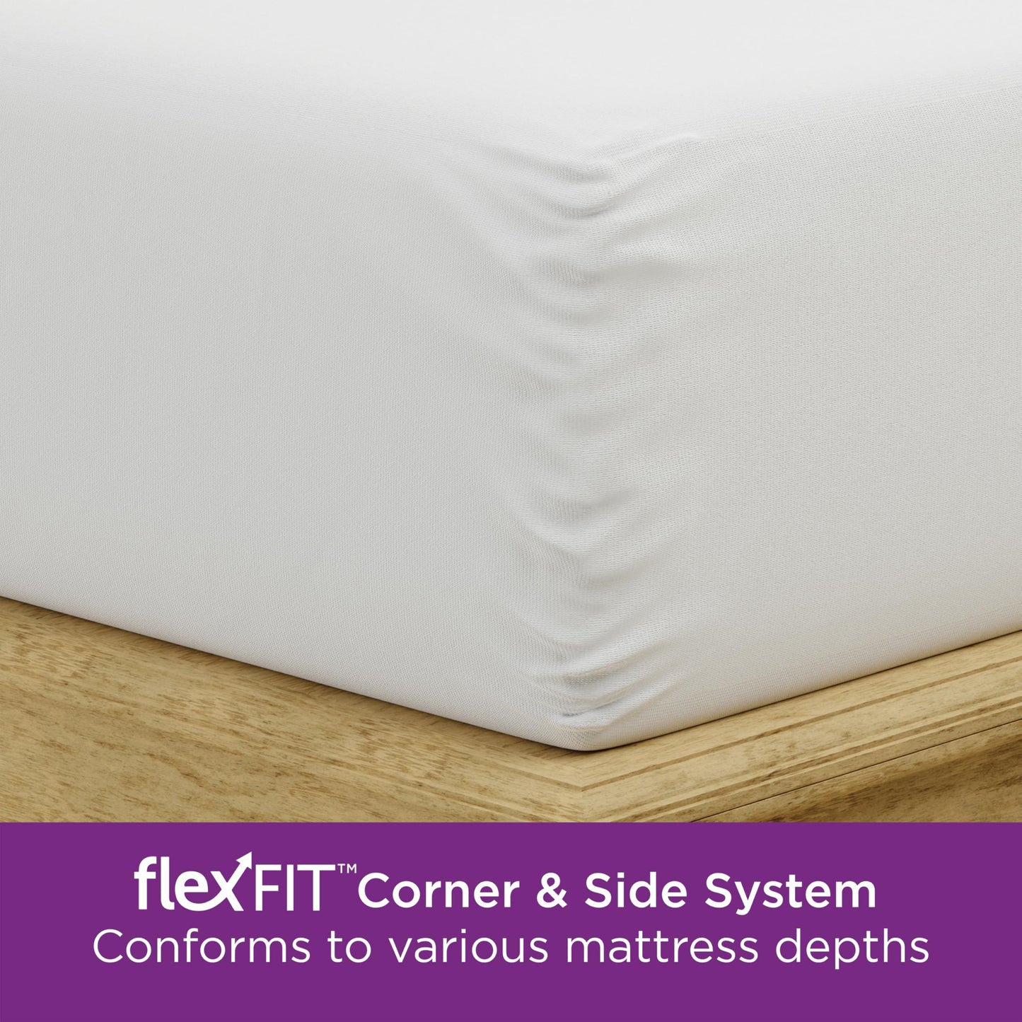 AllerEase Ultimate Allergy Protection and Comfort Zippered Mattress Protector Queen, White