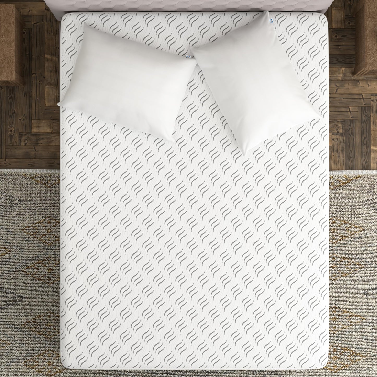 Sealy Flex Charcoal Mattress Cover Protector, King- PerfectGrip Stretch Sidewalls Fitted, Waterproof