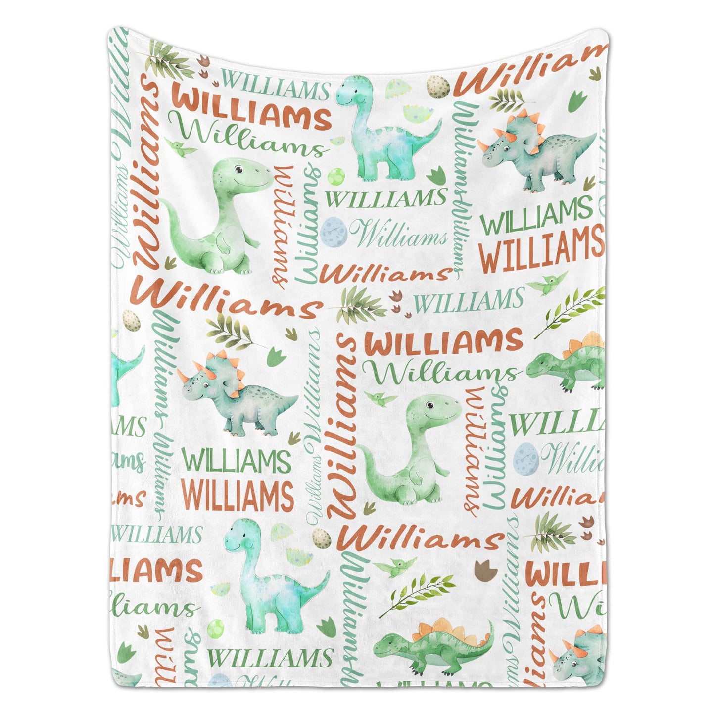 PUREFLY Personalized Baby Blanket - Custom Name Blanket for Girls & Boys, Super Soft Plush Fleece