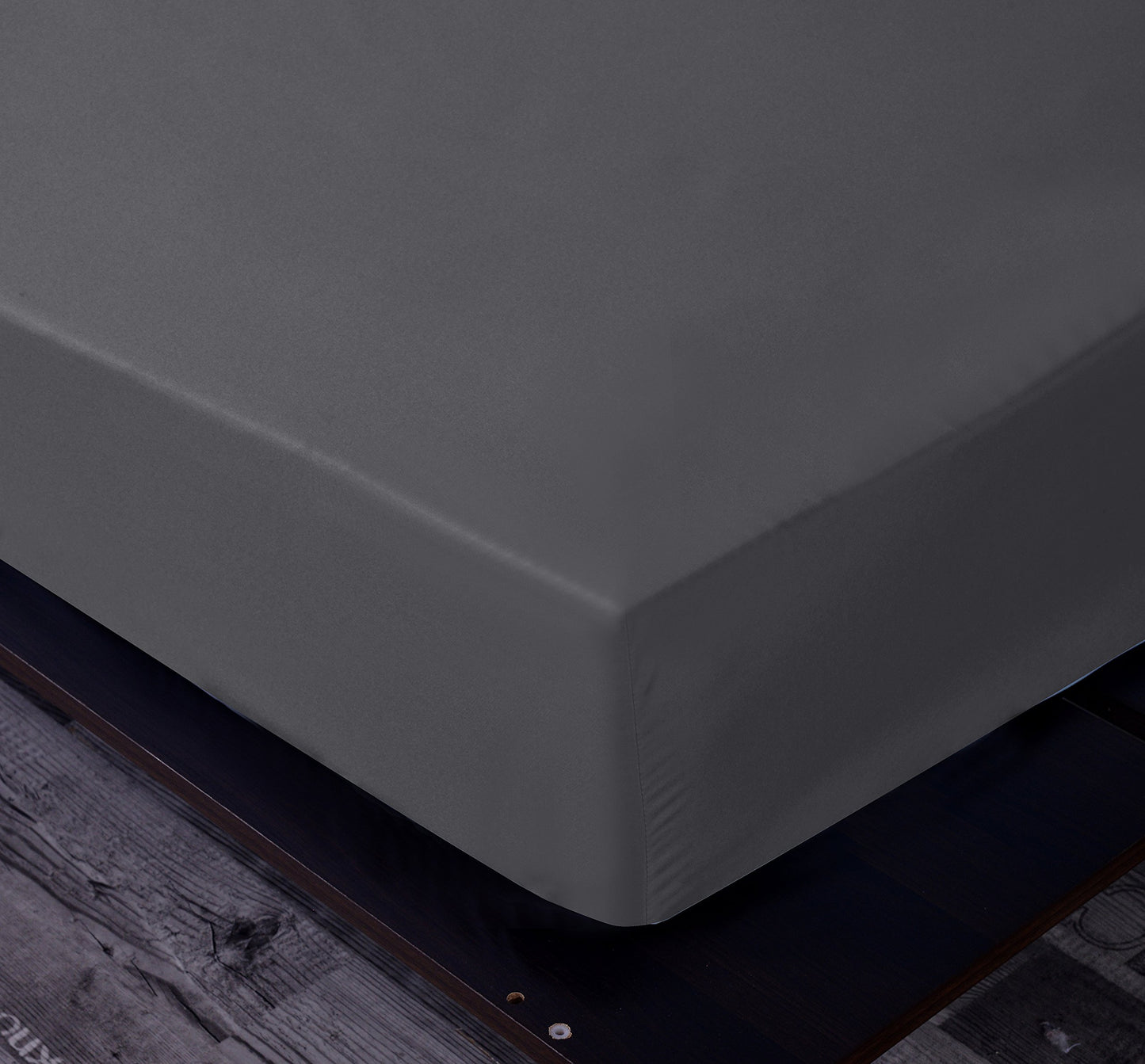 NHNHN Fitted Sheet-Deep Pockets-Soft Microfiber-Easy Care-Shrinkage and Fade Resistant-Fitted Sheets Queen Size for Girl Woman Teens Kids-Only 1 Fitted Sheet Queen Gray