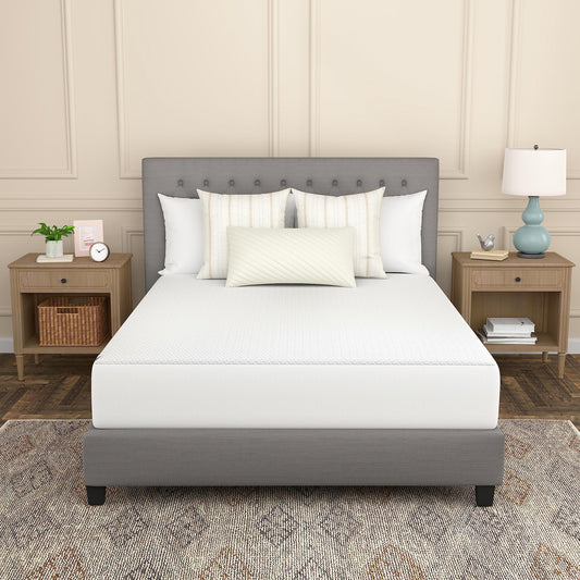 Sealy Complete Protection Waterproof Stain Protection Soft Comfort Top PerfectGrip Stretch Sidewalls Machine Washable Fitted Mattress Protector, Queen Size, White