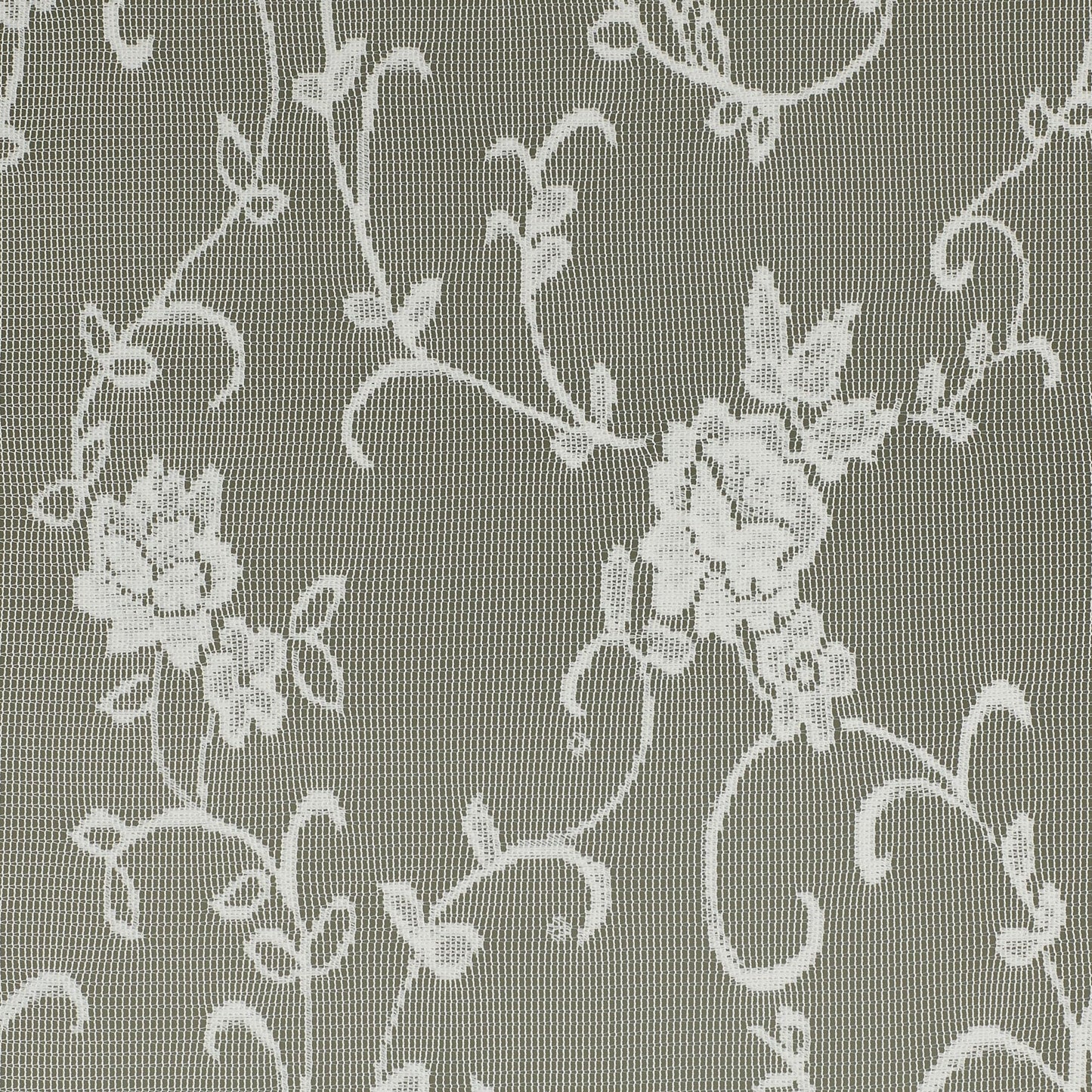 Luxury Sheer Polyester Enchanting Roses Lace Window Treatment | 5 Piece Set: Scallop Valance, 38L Swag Pair, 63L and 84L Panels | Classic Flower | Ivory | Rod Pocket | Machine wash | Light Filtering
