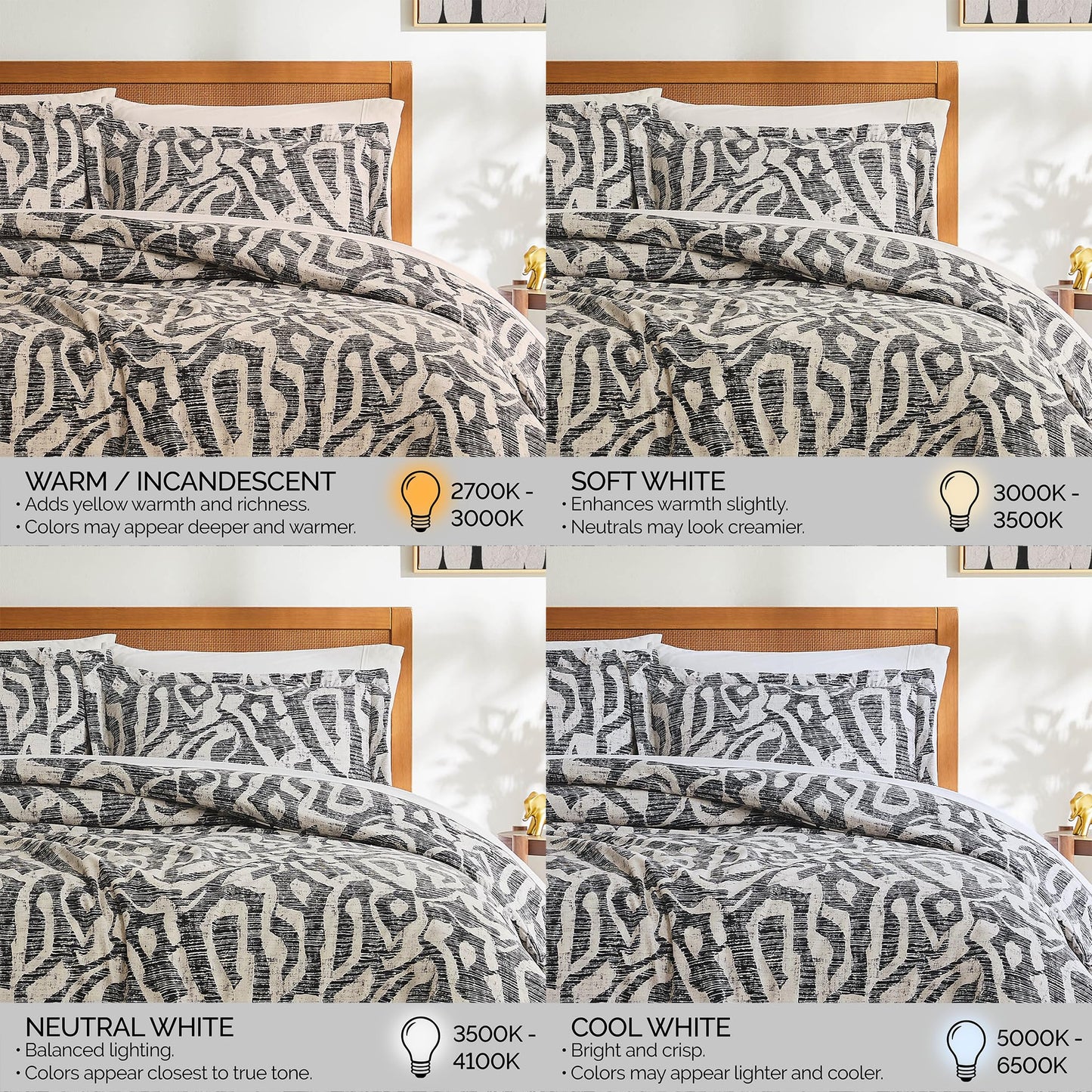 Southshore Fine Living, Inc. Oversized Cal King Duvet Cover Set - Grey California Duvet Cover with Zipper Closure - Pet Hair Resistant Bedding with 2 Pillow Shams, Machine Washable - Khari Slate