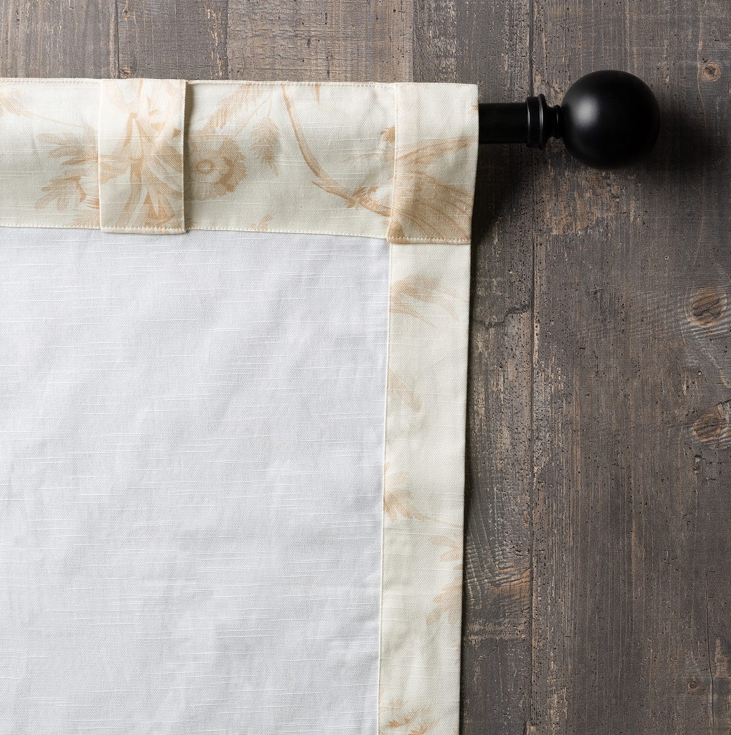Maison d' Hermine Curtains for Living Room 100% Cotton 96 inch Length One Panel Light Filtering Toile Curtains for Bedroom Windows with Rod and Loop Pockets Drapes (Paradise Sage, 50" W x 96" L)