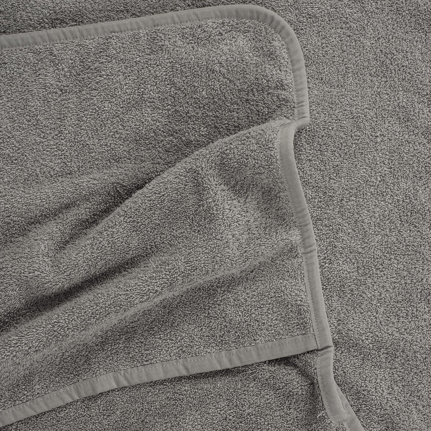 American Soft Linen 2 PACKED Chaise Lounge Covers with Pocket, 86"x32" Oversized Beach Pool Lounge Chair Towels (Gray Chair Towel, 2 PIECE)