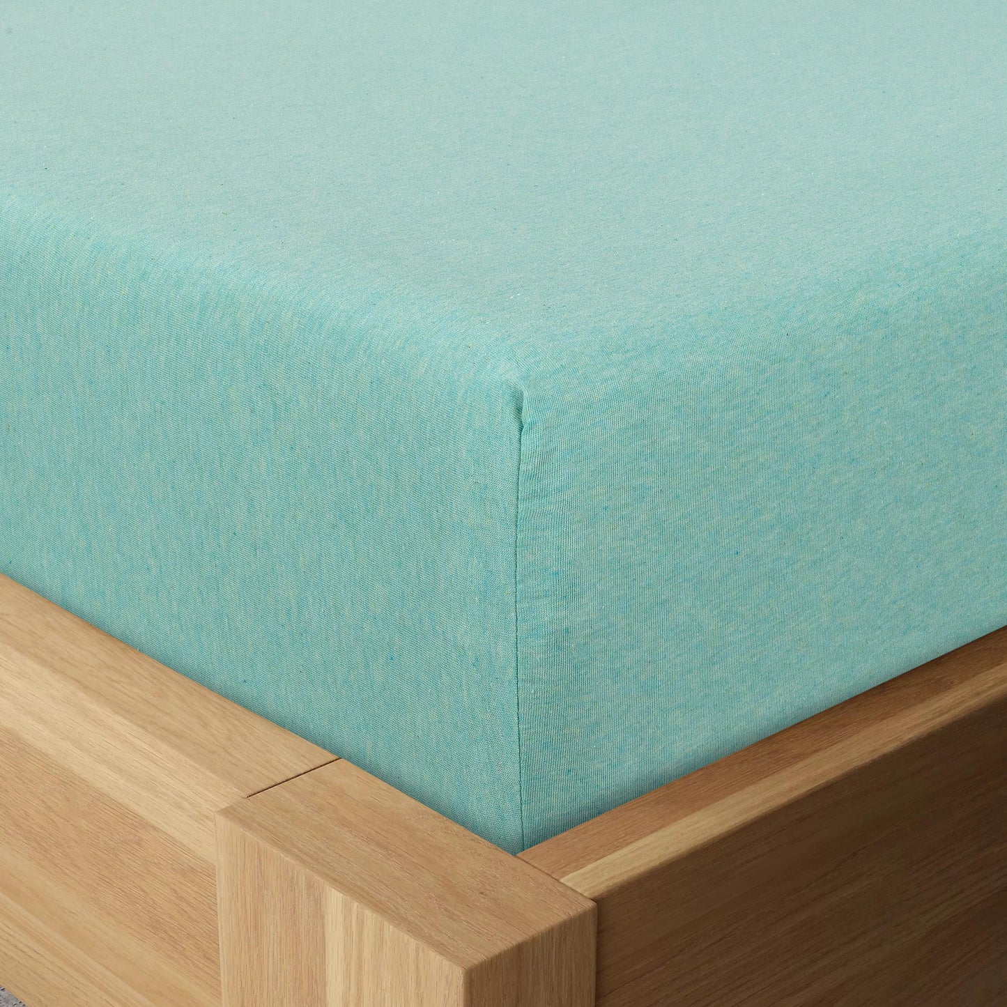 BED INC Road Trip America Jersey Sheets King Set - Cotton (4 Pieces) Deep Pockets T-Shirt Soft Knit Stretchy Jersey Sheets - 1 Flat 1 Fitted 2 Pillowcases (Classic Mint, King)