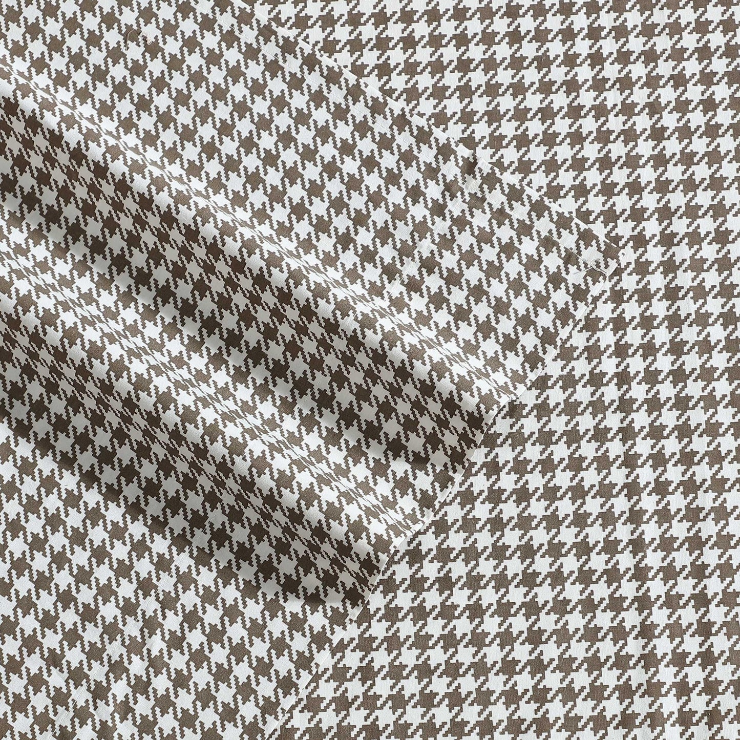 Eddie Bauer - Twin Sheet Set, Crisp & Cooling Sheets w/a Naturally Smooth Cotton Percale Lightweight Feel - Matching Pillowcase & Deep Pocket Fitted Sheet (Harrison Brown)